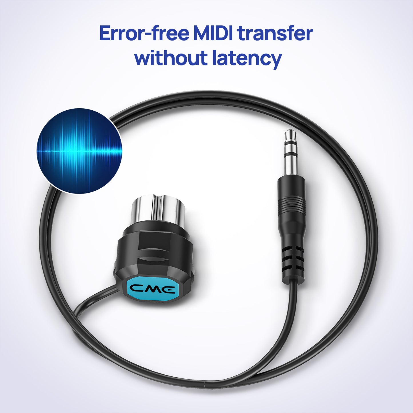 CME - TRS (Straight, 3.5mm, TRS to 5-pin DIN MIDI Cable – 2FT / 60cm