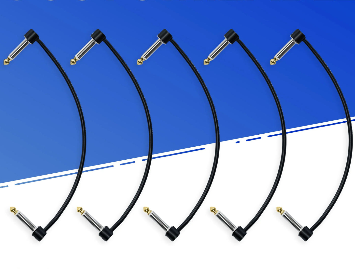 Custom 1/4" Guitar Patch Cables - 25CM