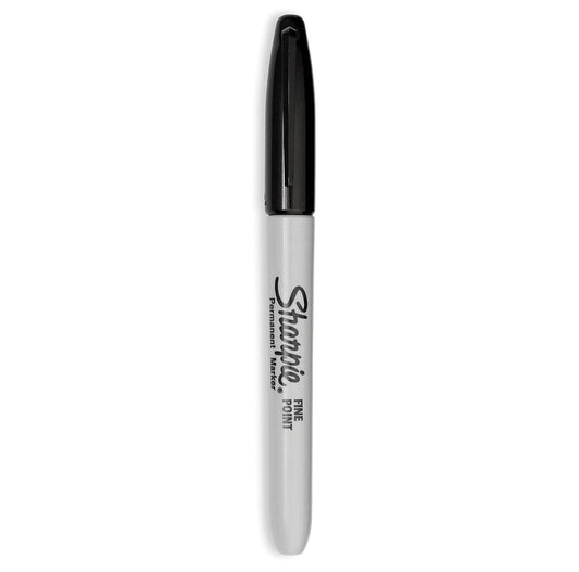 Professional Sharpie markers set single black fine point permanent marker with cap