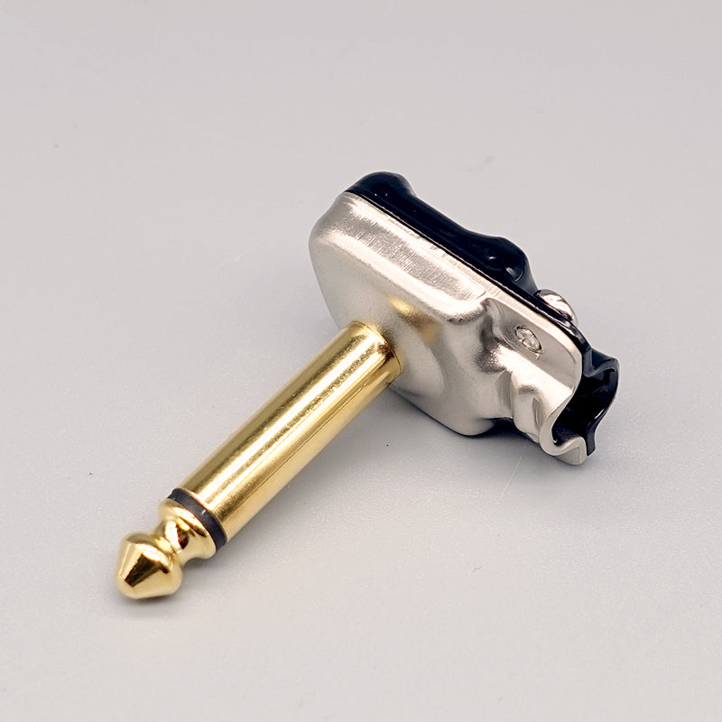REAN RP2RCF – ¼-Inch Low-Profile "Pancake" Right-Angle Mono Plug