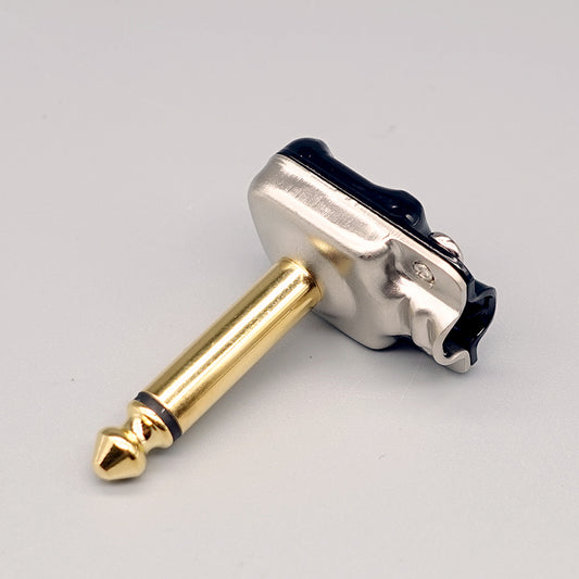 REAN RP2RCF – ¼-Inch Low-Profile "Pancake" Right-Angle Mono Plug