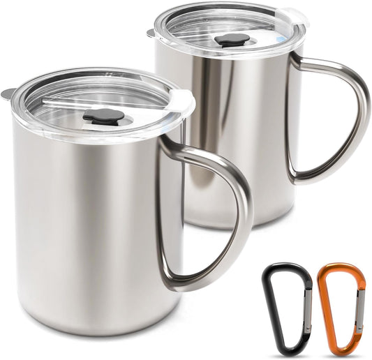Thermal Cup With Lid And Carabiner