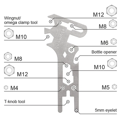 ELUMEN8 Wingnut Spanner Multi-tool