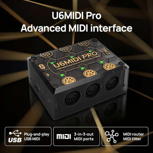 (COMING SOON!) CME - U6MIDI PRO - USB MIDI Interface