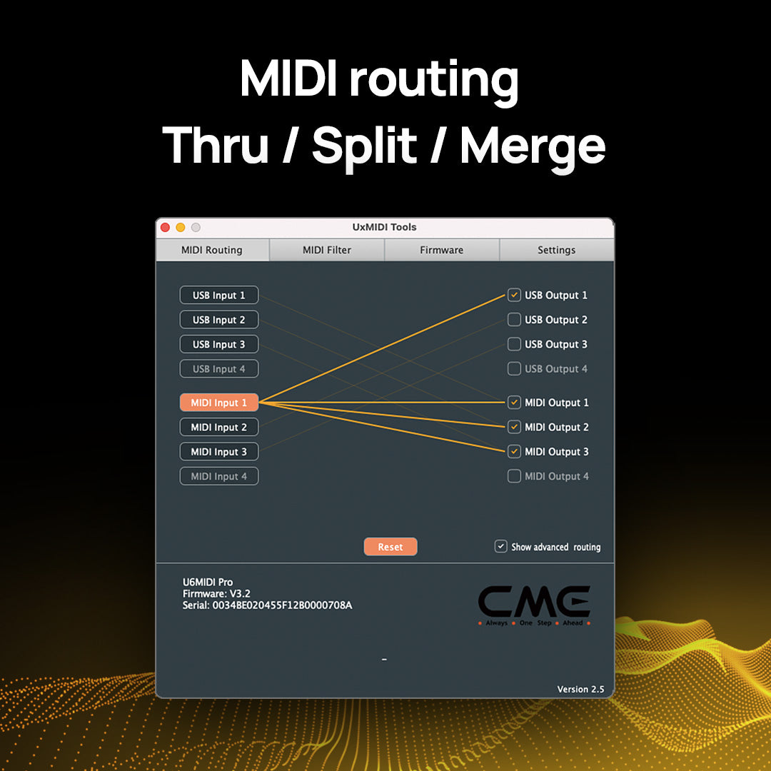 (COMING SOON!) CME - U6MIDI PRO - USB MIDI Interface