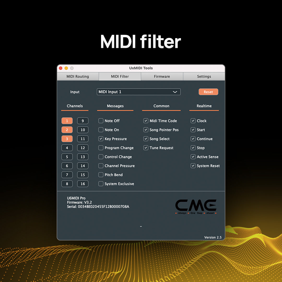 (COMING SOON!) CME - U6MIDI PRO - USB MIDI Interface