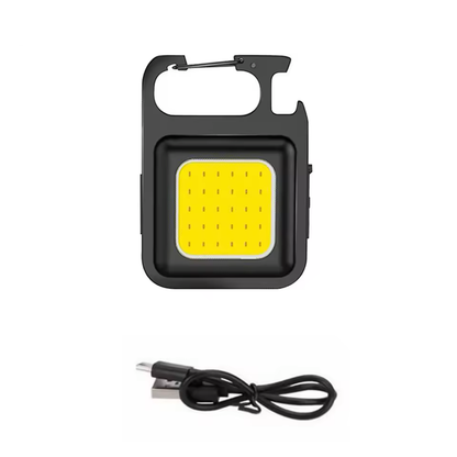 Mini Magnetic COB Flashlight – 1000 Lumens, Rechargeable
