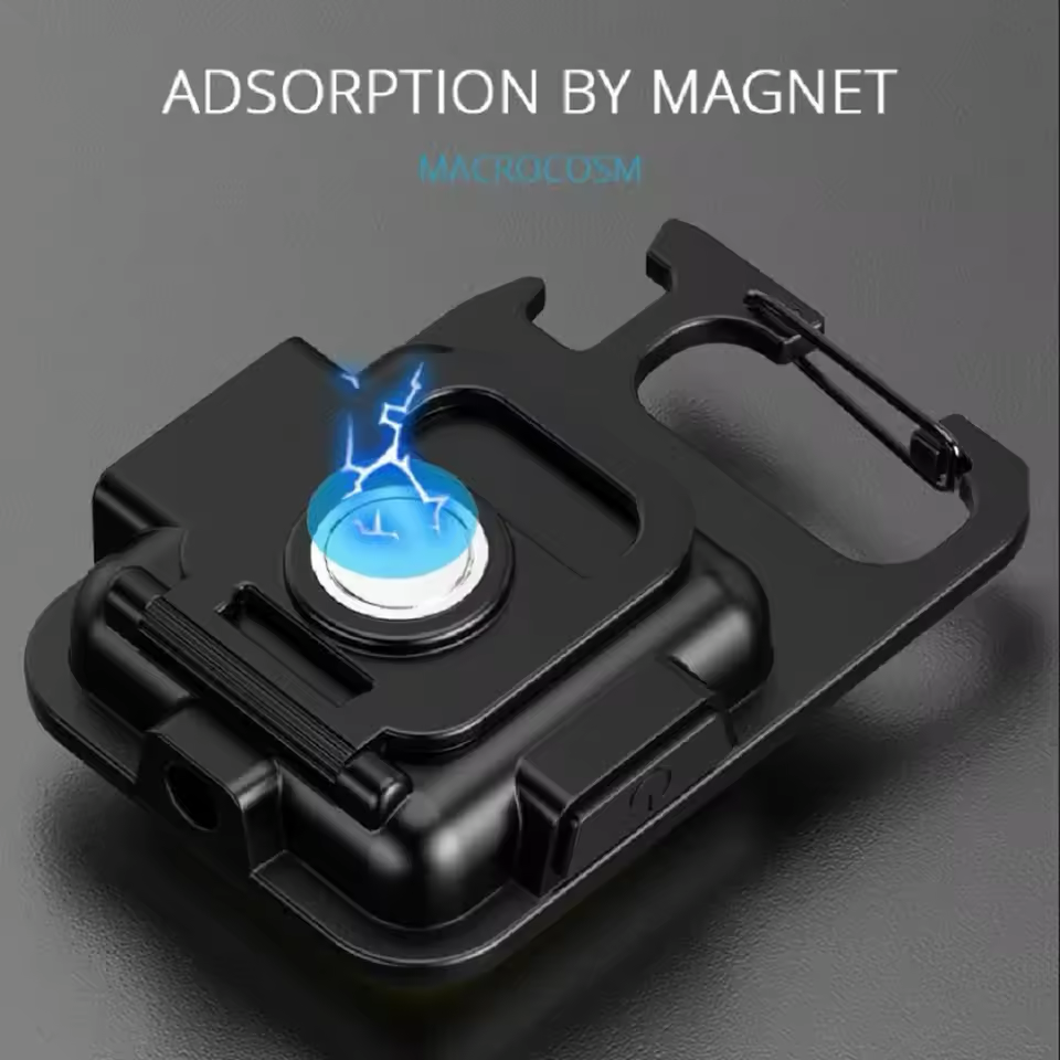 Mini Magnetic COB Flashlight – 1000 Lumens, Rechargeable