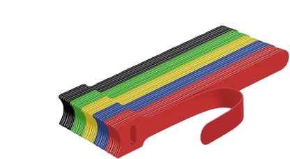 Hook & Loop Cable Straps Reusable, 15 cm Cable Ties
